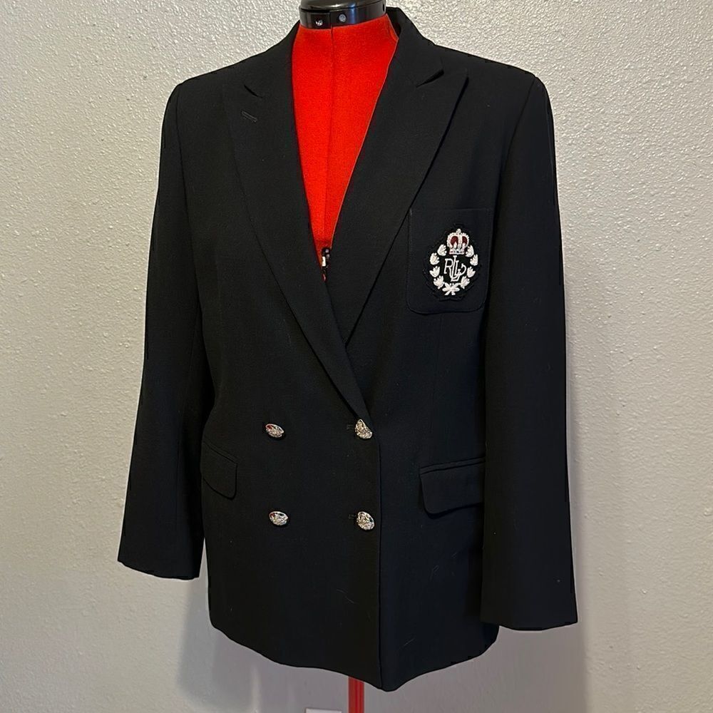 Vintage Lauren Ralph Lauren women’s double breasted blazer size 12